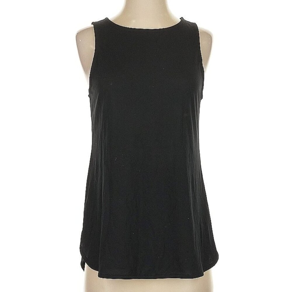 Peach brand NWT Alina Hi-Lo Top Black Modal Blend Size M - Picture 10 of 10